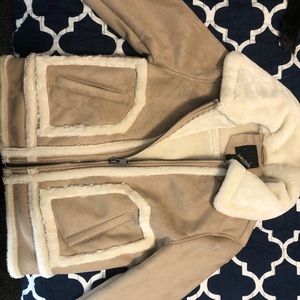 Faux sheep skin jacket